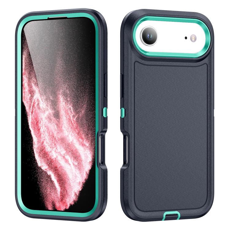 

For iPhone 17 Air Life Waterproof Rugged Phone Case(Dark Blue + Light Blue)