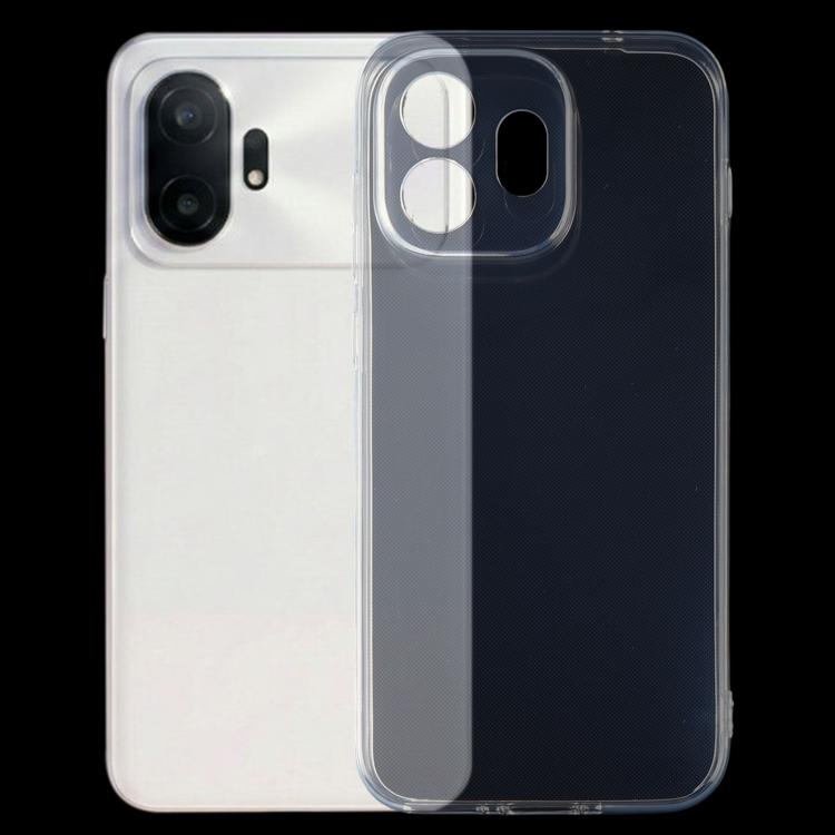 

For OnePlus 15T Ultra-thin Transparent TPU Phone Case