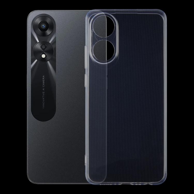 

For OPPO A78 4G Ultra-thin Transparent TPU Phone Case
