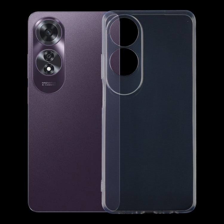 

For OPPO A60 Ultra-thin Transparent TPU Phone Case