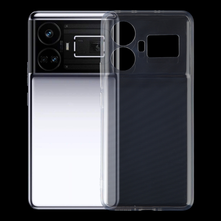 

For Realme GT5 Ultra-thin Transparent TPU Phone Case