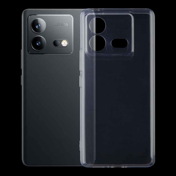 

For vivo iQOO Neo8 Ultra-thin Transparent TPU Phone Case