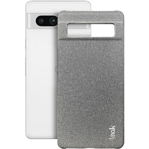 

For Google Pixel 7a imak Ruiyi Series Cloth Texture PU + PC Phone Case(Light Grey)