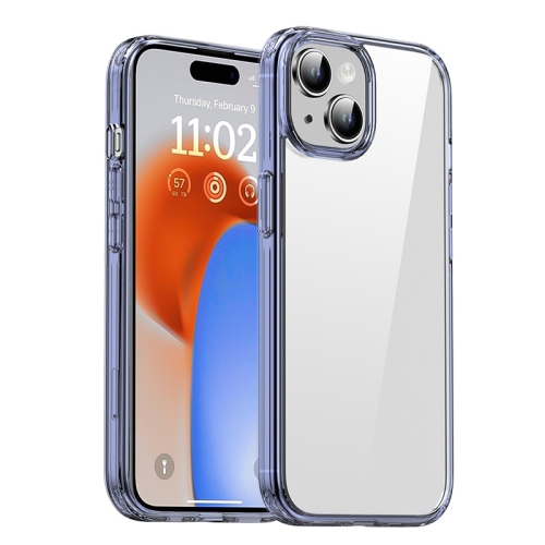 

For iPhone 15 iPAKY Hanguang Series Transparent TPU+PC Phone Case(Transparent Blue)