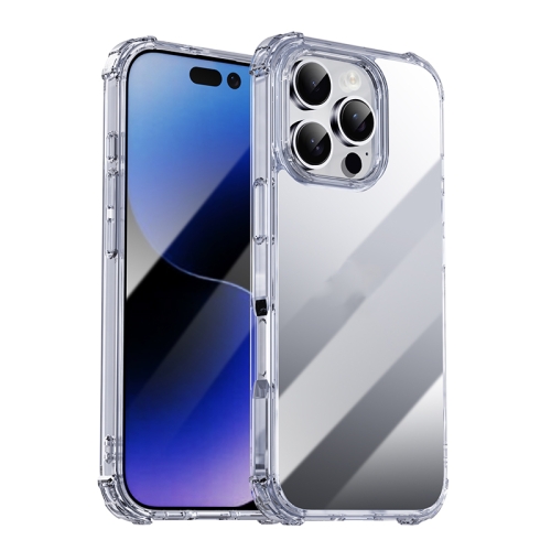 

For iPhone 16 Pro Max iPAKY Crystal Clear Series Shockproof PC + TPU Protective Phone Case(Transparent)