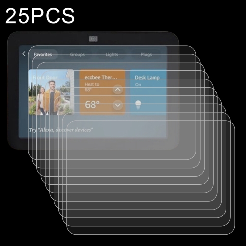 

For Amazon Echo Show 8 2023 25pcs 9H 0.3mm Explosion-proof Tempered Glass Film