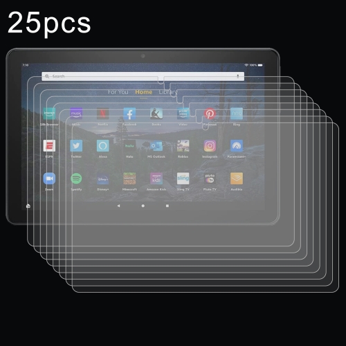 

For Amazon Fire HD10 2023 25pcs 9H 0.3mm Explosion-proof Tempered Glass Film