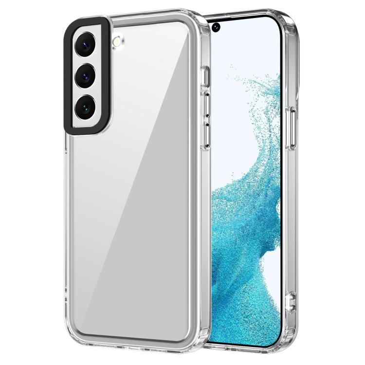 

For Samsung Galaxy S22+ 5G Transparent Acrylic + TPU Shockproof Phone Case(Transparent)