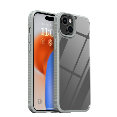 

For iPhone 15 iPAKY MG Series Transparent PC+TPU Phone Case(Grey)