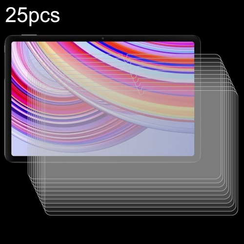 For Xiaomi Poco Pad 12.1 25pcs 9H 0.3mm Explosion-proof Tempered Glass Film 2 in 1 pc frame tempered glass protector case for apple watch series 9 8 7 45mm blue