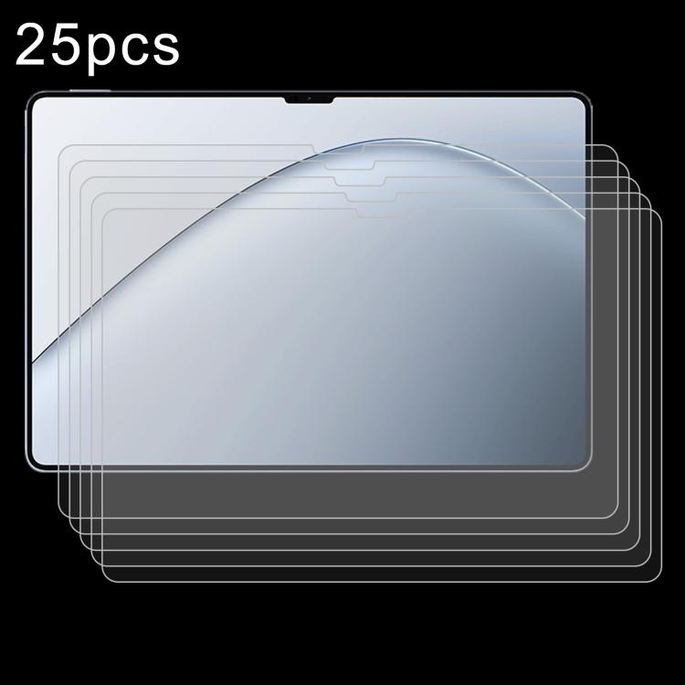 

For Xiaomi Pad 7 Ultra 25pcs 9H 0.3mm Explosion-proof Tempered Glass Film