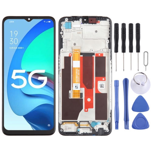 For OPPO A56 5G OEM LCD Screen Digitizer Full Assembly with Frame