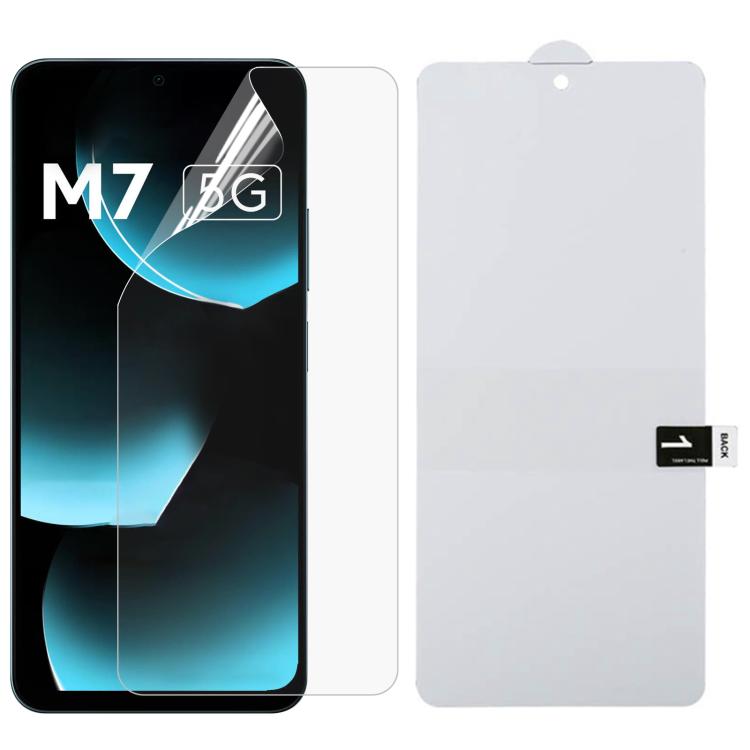

For Xiaomi Poco M7 5G Full Screen Protector Explosion-proof Hydrogel Film
