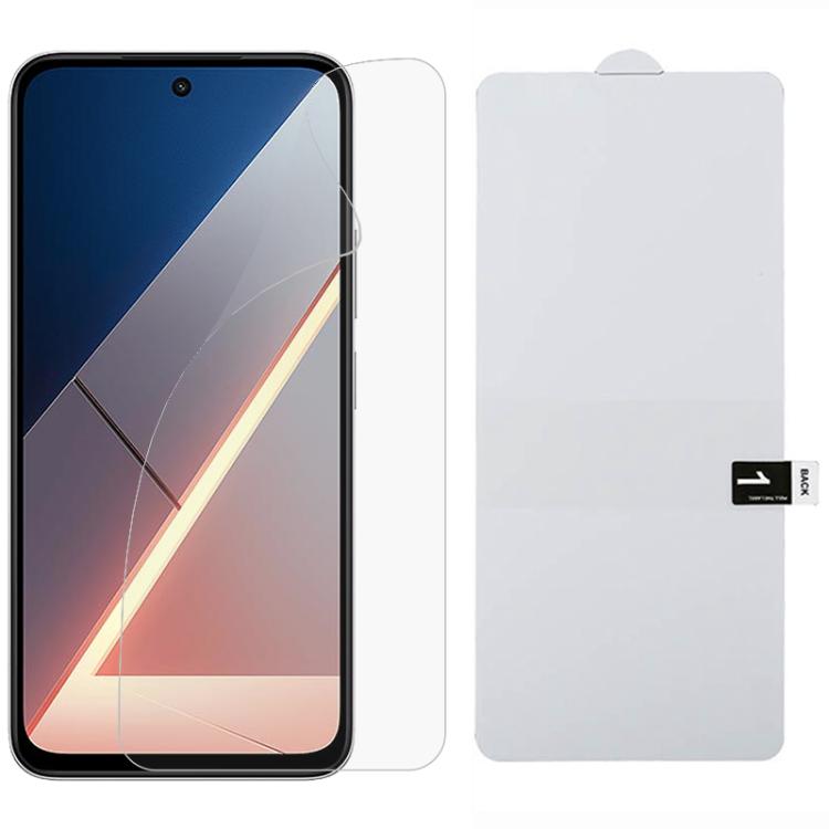

For Xiaomi Poco M7 4G Full Screen Protector Explosion-proof Hydrogel Film