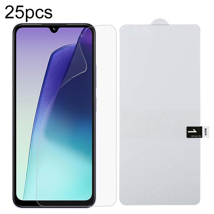 

For Redmi 15C 4G 173.1mm 25pcs Full Screen Protector Explosion-proof Hydrogel Film