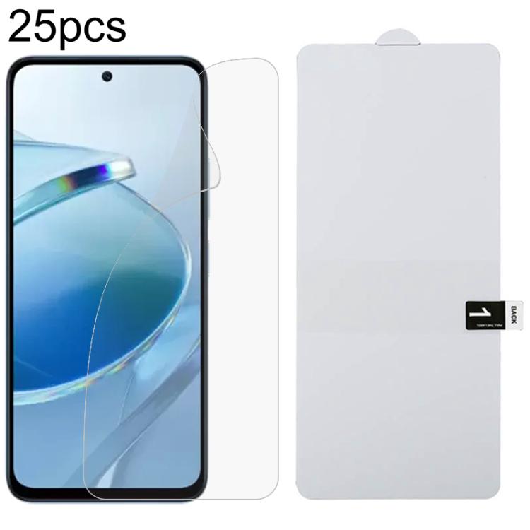 

For Redmi 15C 5G 173.1mm 25pcs Full Screen Protector Explosion-proof Hydrogel Film