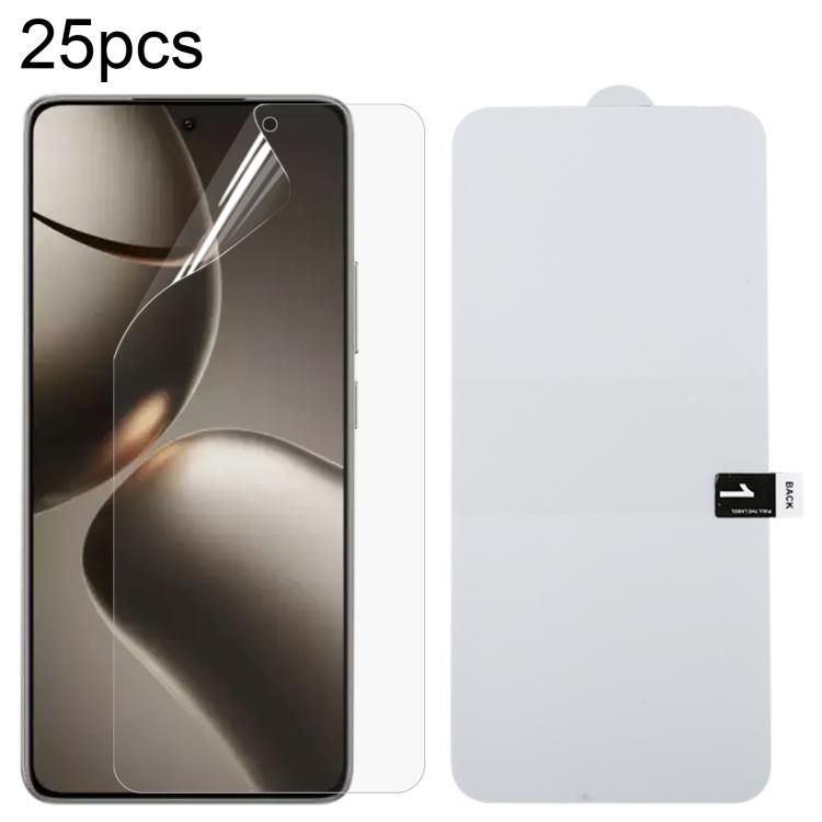 

For Xiaomi 15T 5G 25pcs Full Screen Protector Explosion-proof Hydrogel Film