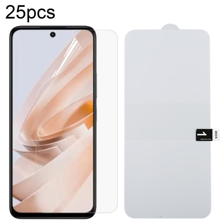 

For Xiaomi Poco M7 Plus 5G 25pcs Full Screen Protector Explosion-proof Hydrogel Film