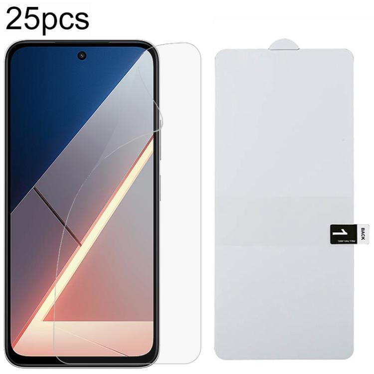

For Xiaomi Poco M7 4G 25pcs Full Screen Protector Explosion-proof Hydrogel Film