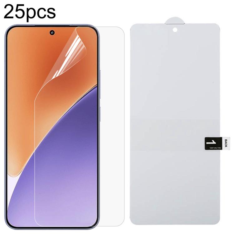 

For Xiaomi 17 25pcs Full Screen Protector Explosion-proof Hydrogel Film