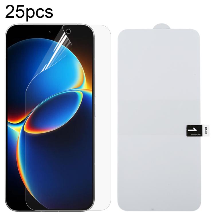

For Redmi K90 Max 5G 25pcs Full Screen Protector Explosion-proof Hydrogel Film