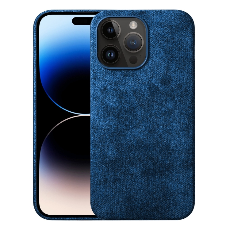 

For iPhone 14 Pro Turn Fur Magsafe Magnetic Phone Case(Blue)