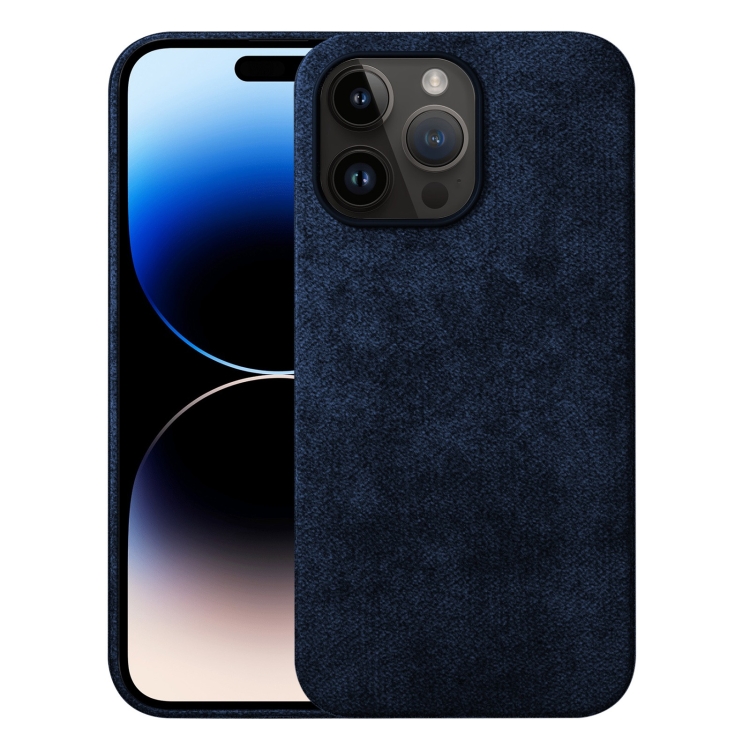

For iPhone 14 Pro Max Turn Fur Magsafe Magnetic Phone Case(Sea Blue)