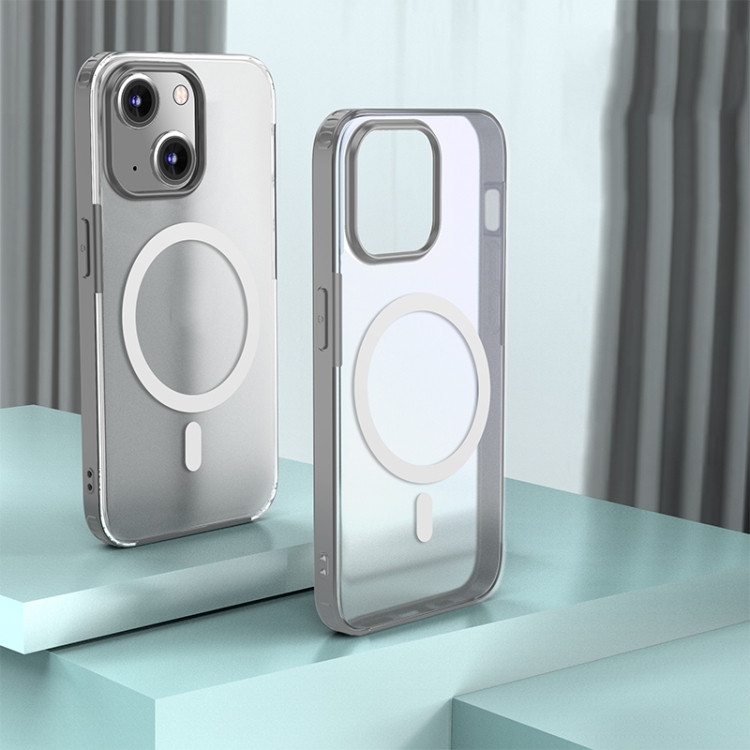 

For iPhone 15 Armor Frosted Phone Case(Grey)