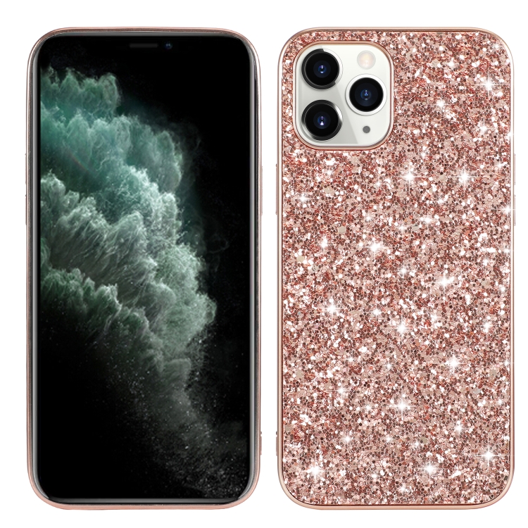 

For iPhone 15 Pro Max Glitter Powder TPU Phone Case(Rose Gold)