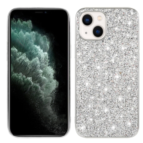 

For iPhone 15 Plus Glitter Powder TPU Phone Case(Silver)