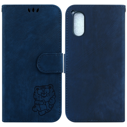 Funda de teléfono con textura de cuero para Sony Xperia 5 V 5 V V5