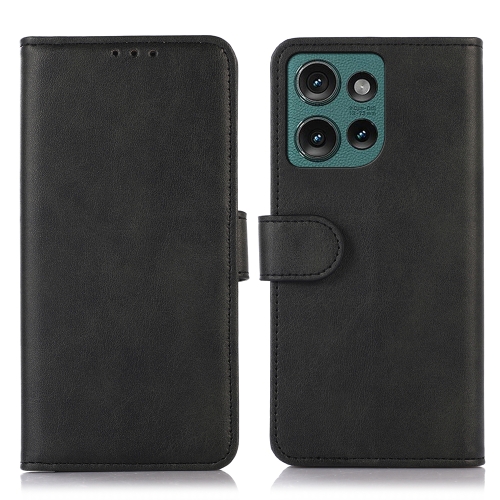 

For Motorola Edge 50 Neo Cow Texture Leather Phone Case(Black)