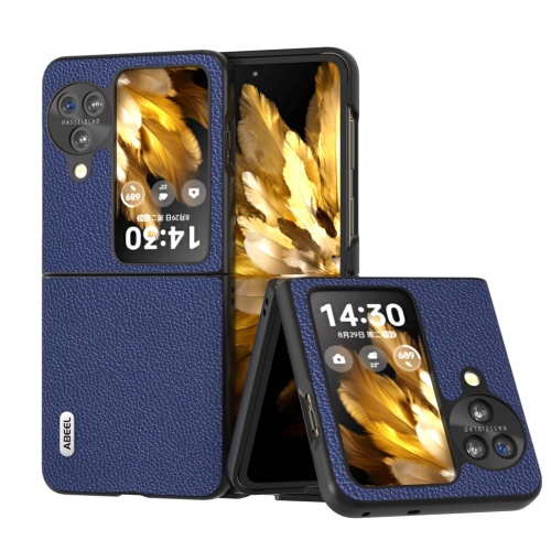 

For OPPO Find N3 Flip ABEEL Black Edge Genuine Mino Phone Case(Royal Blue)