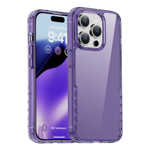 

For iPhone 15 Pro iPAKY YG Series Transparent PC+TPU Phone Case(Transparent Purple)