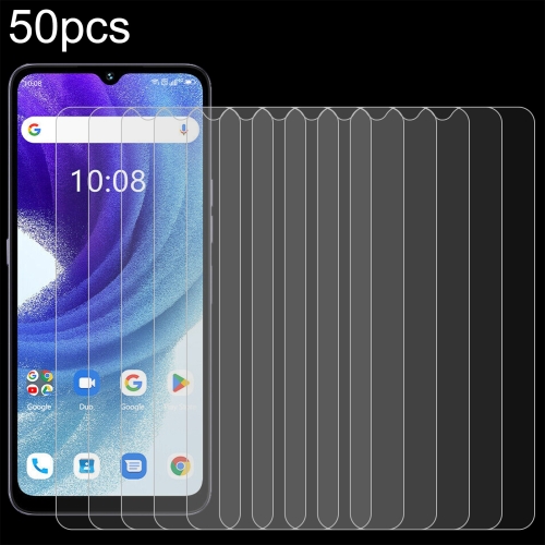 

For Umidigi A15T 50pcs 0.26mm 9H 2.5D Tempered Glass Film