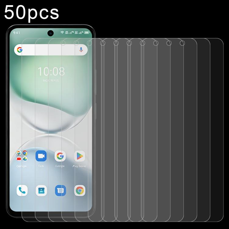 For Umidigi Note 100x 4G 50pcs 0.26mm 9H 2.5D Tempered Glass Film