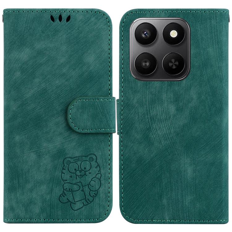 

For Honor 400 Smart 4G / 5G Little Tiger Embossed Leather Phone Case(Green)