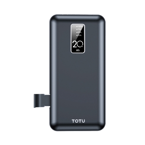 

TOTU CPBL-07 20000mAh Versatile Series II Power Bank with Charging Cable & Holder(Black)