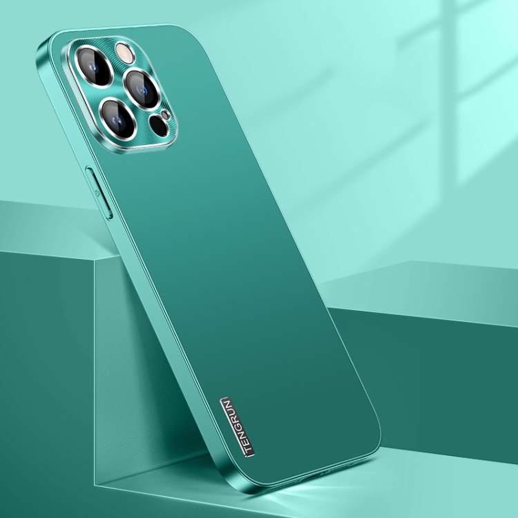 

For iPhone 14 Pro Streamer Series Micro Frosted Metal Paint PC Phone Case(Alpine Green)