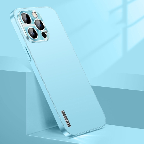 

For iPhone 12 Pro Streamer Series Micro Frosted Metal Paint PC Phone Case(Sierra Blue)