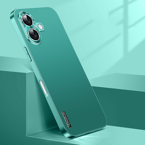 

For iPhone 16 Streamer Series Micro Frosted Metal Paint PC Phone Case(Alpine Green)