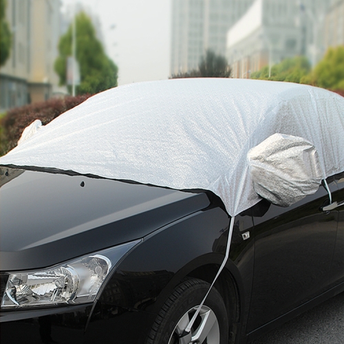 Demi-couverture de voiture Vêtements de voiture Protection solaire  Isolation thermique Sun Nisor, feuille d'aluminium