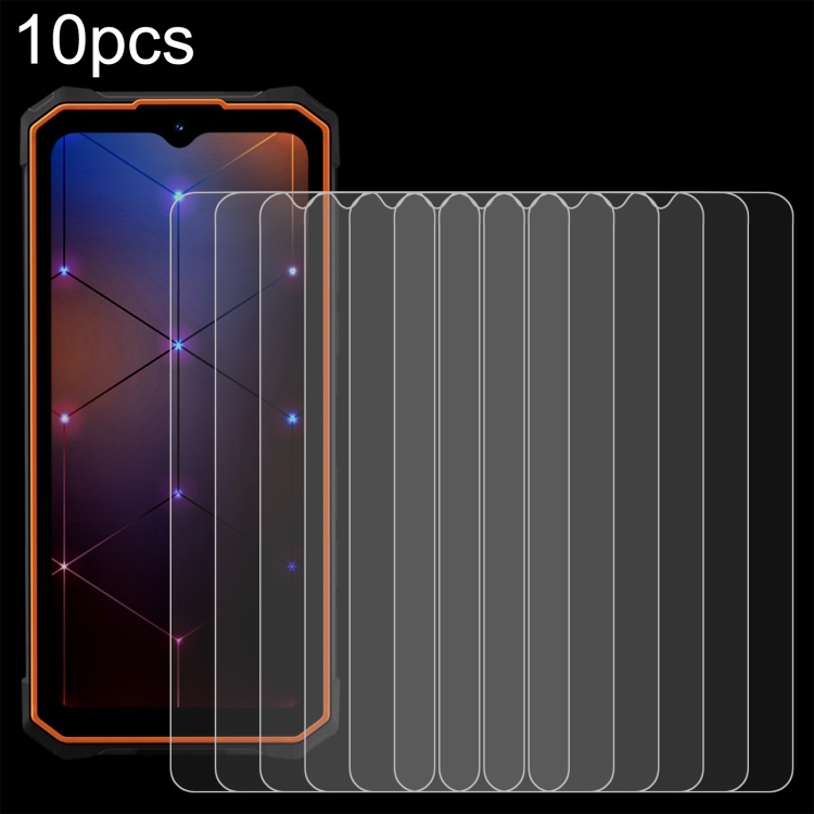 

For Hotwav Cyber 13 Pro 10pcs 0.26mm 9H 2.5D Tempered Glass Film