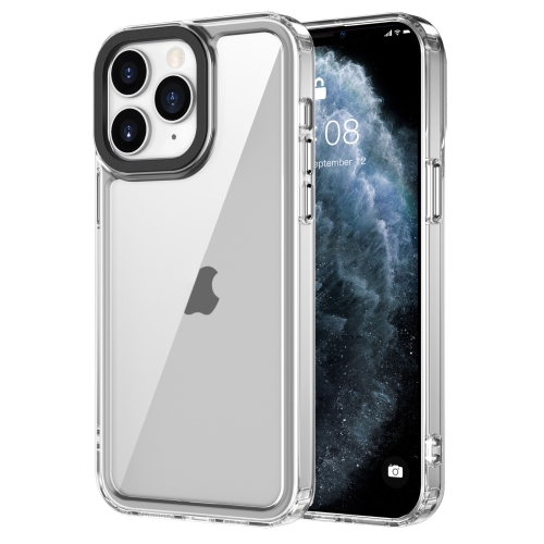 For iPhone 11 Pro Max Transparent Acrylic + TPU Shockproof Phone Case(Transparent)