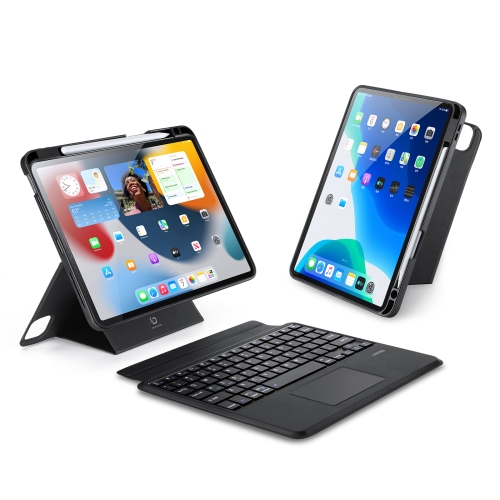 

For iPad Air 4&5 / iPad Pro 11 2022 DUX DUCIS DK Series Magnetic Wireless Bluetooth Keyboard Tablet Case(Black)