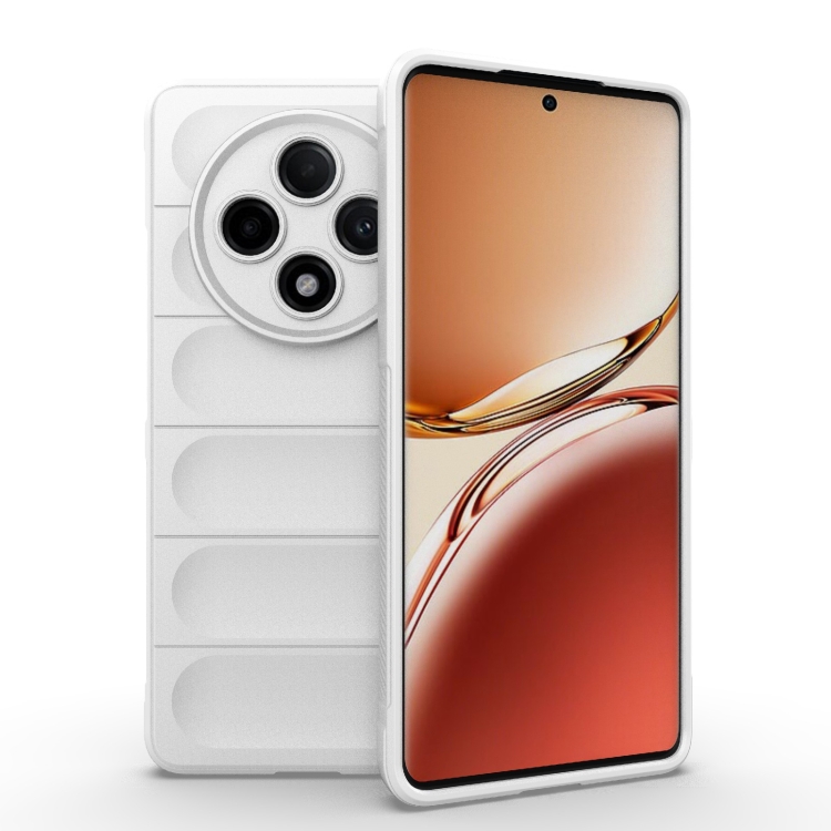 

For OPPO A3 Pro 5G / F27 Pro+ Magic Shield TPU + Flannel Phone Case(White)