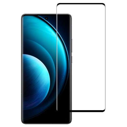 For vivo X100 Pro 3D Curved Edge Full Screen Tempered Glass Film for xiaomi poco m6 pro 4g 9h hd 3d curved edge tempered glass film black