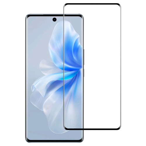 For vivo S18 3D Curved Edge Full Screen Tempered Glass Film for xiaomi poco m6 pro 4g 9h hd 3d curved edge tempered glass film black