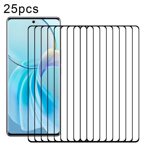 

For vivo Y200 Pro 25pcs 3D Curved Edge Full Screen Tempered Glass Film
