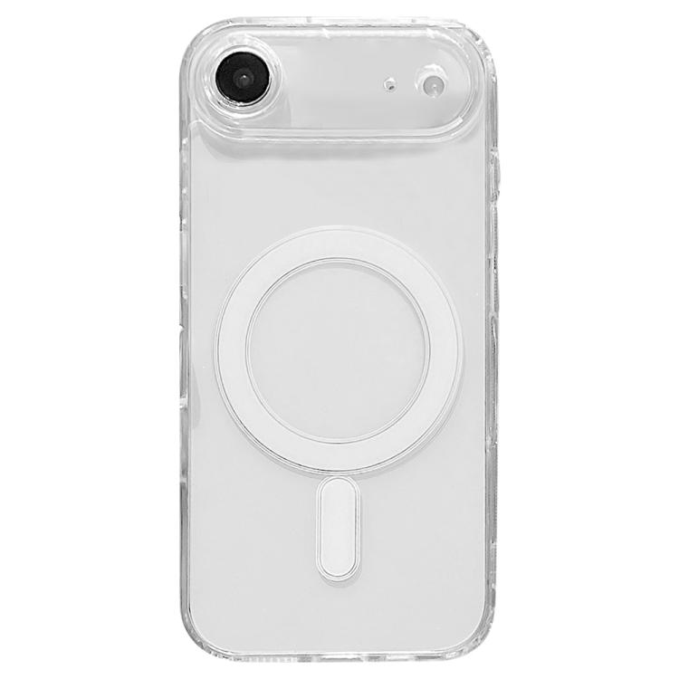 

For iPhone 17 Air Fine Hole MagSafe Magnetic Clear Acrylic TPU Case(Transparent)